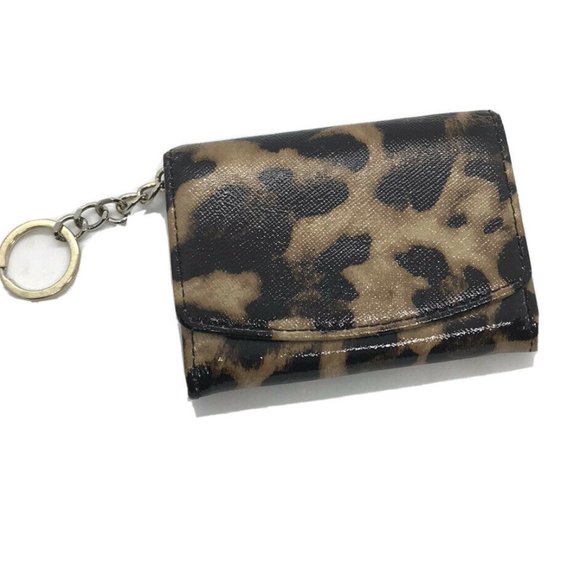 14th Union Wallet Genuine Leather Tan Leopard - Picture 1 of 8